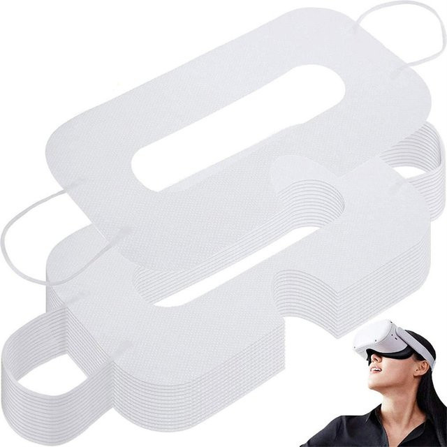 KONNWEI Einweg 3D VR Schutzpolster aus Vliesstoff Universelles Augenpad in White - Bild 1