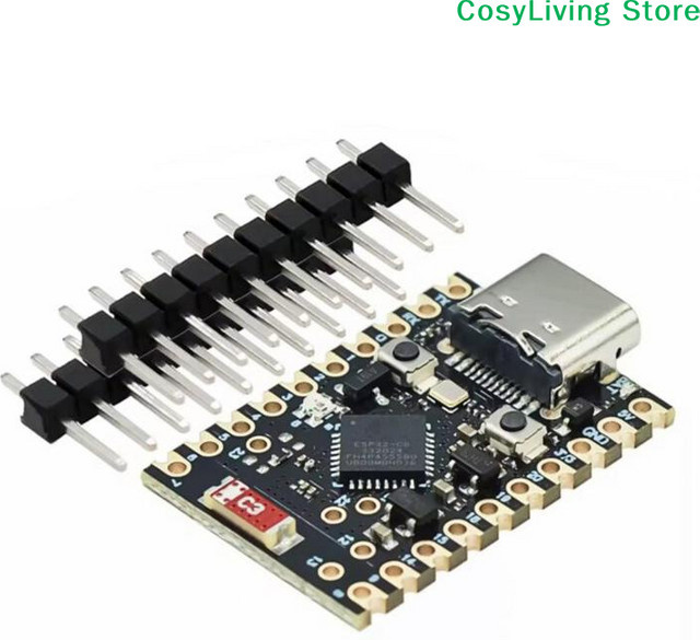 eelhoe Mini ESP32-C6 Super Entwicklungsboard Mikrocontroller mit Wi-Fi und Bluetooth in Schwarz - Bild 1
