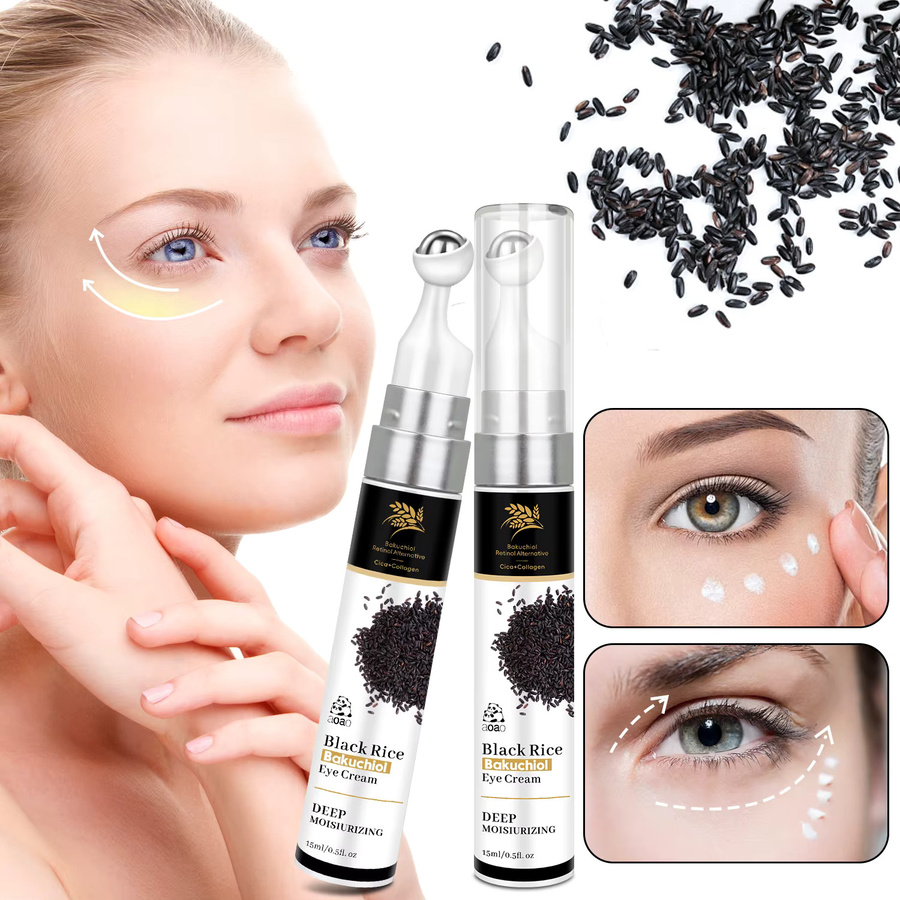 aoao Black Rice Bakuchiol Augencreme mit Kollagen und Hyaluronsäure - Bild 3