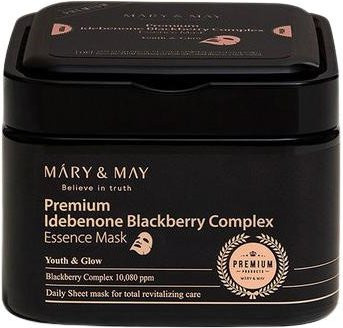 Mary&May Premium Idebenon Brombeerkomplex Essenzmaske, 20 Stück - Bild 1