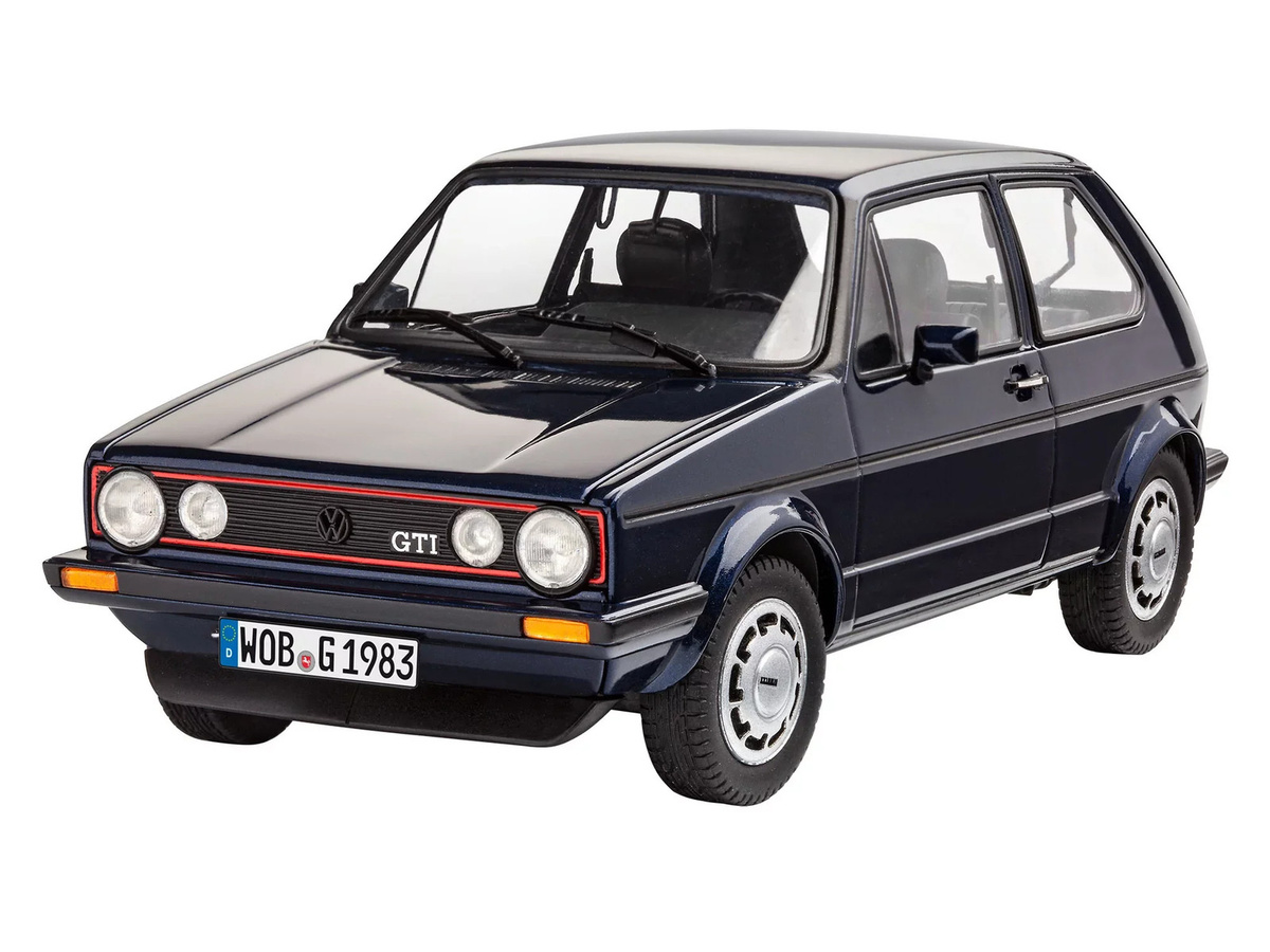 Revell Volkswagen Golf GTI Pirelli Automodell Bausatz 1:24 Grau - Bild 3