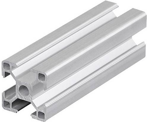 TRU COMPONENTS Streben-Profil TC-10493172 aus Aluminium eloxiert in Silber, B/T/H: 30 x 30 x 1000 mm - Bild 1