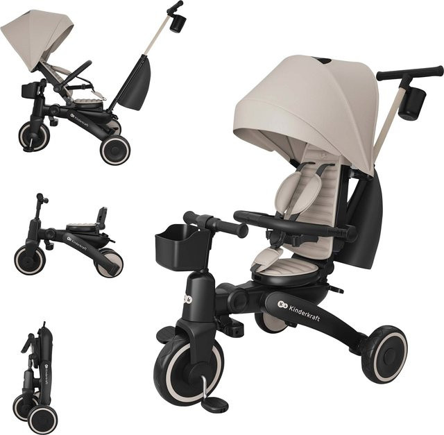 Kinderkraft JAZZ 3 Dreirad beige - Bild 1