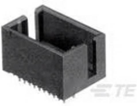 TE Connectivity Einbau-Stiftleiste Standard Schwarz 5-104076-7 - Bild 1