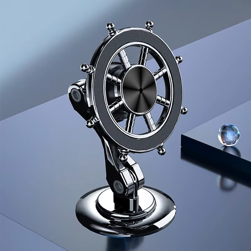 Magnetischer Auto-Handyhalter für das Armaturenbrett und die Lüftung, kompatibel mit Samsung und iPhone, in Schwarz oder Silber - Bild 4