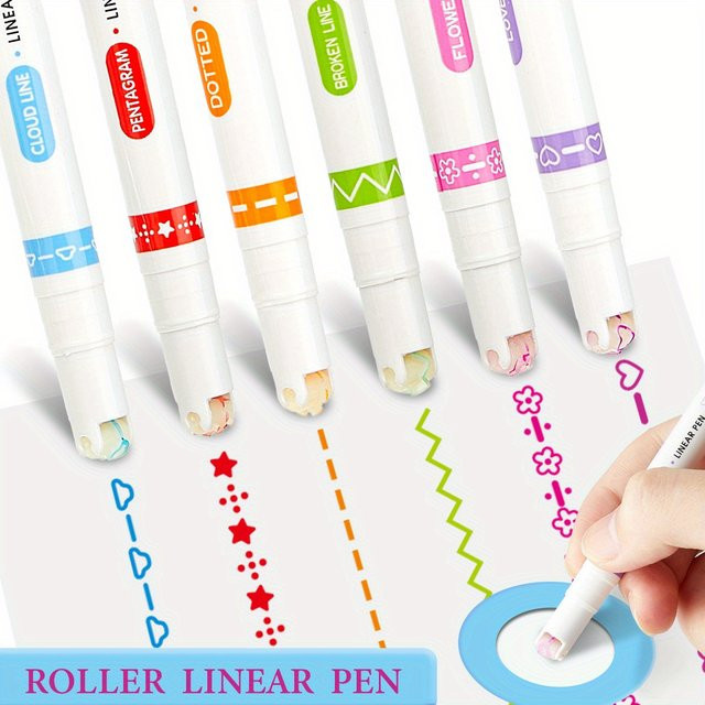 Multicolor Fineliner in Blumenform für Journaling und Handschrift mit Roller-Spitze - Bild 1