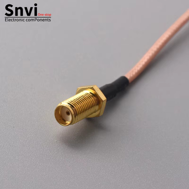 SNVI SMA-Adapterkabel 1-zu-2 Testkabel mit SMA-Stecker und SMA-Buchse auf Dupont 2,54-Buchse in Gold - Bild 3