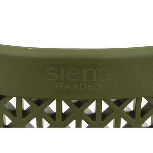 Siena Garden Stapelstuhl District mit Armlehnen in Olive Grün - Bild 2