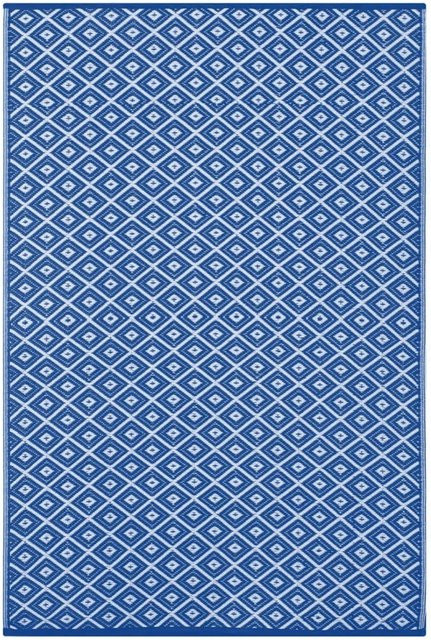 Jet-Line Outdoorteppich Nevada Blau mit geometrischen Mustern B: 150 cm, T: 240 cm - Bild 1