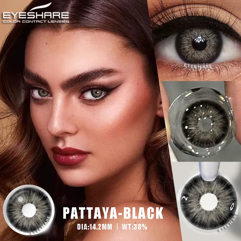 EYESHARE Pattaya-Gray Kontaktlinsen farbig, Jahreslinsen, 2 Stück - Bild 2