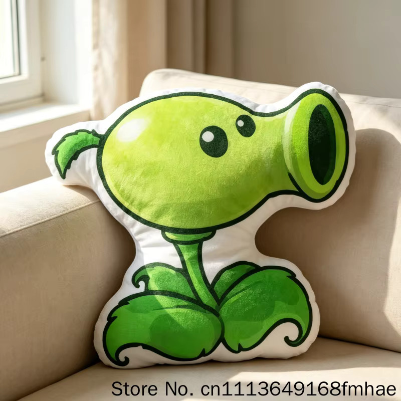 Bandai Plants Vs Zombies Peashooter Plüschkissen - Bild 1