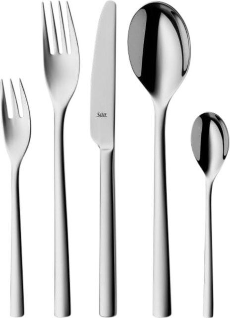 Silit Trend Besteckset für 6 Personen, 30-teilig, Edelstahl Crominox poliert, silber - Bild 1