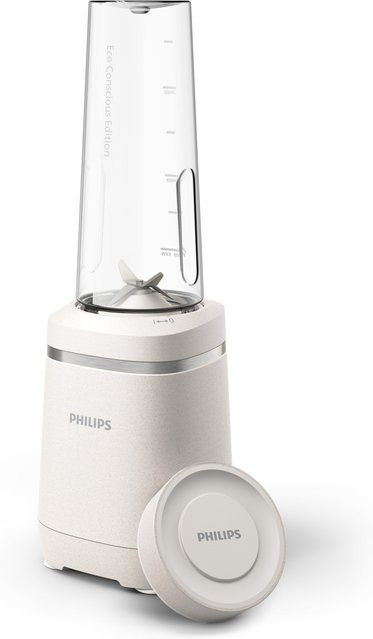 Philips Standmixer Eco Conscious Edition HR2500/00, 350W, Glasbehälter 0,6 l, Seidenweiß Matt - Bild 1