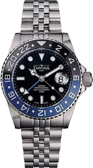 Davosa Armbanduhr Ternos Professional TT GMT, Automatik, Edelstahl, 42 mm, Herren - Bild 1