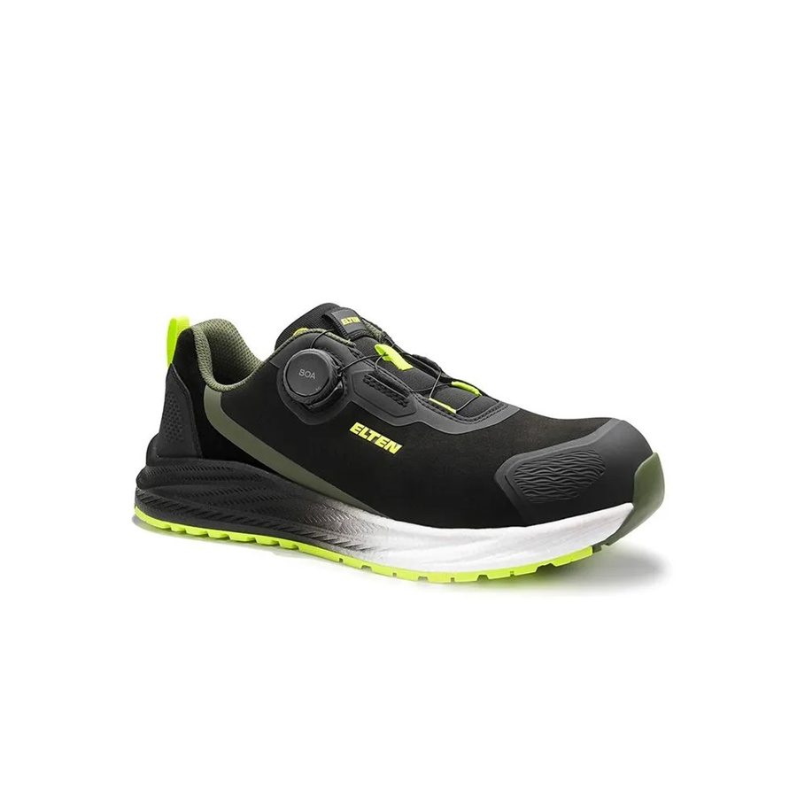Elten Sicherheitshalbschuh LEEVI XXNF BOA S3S ESD in Black Lime, Größe 41 - Bild 2