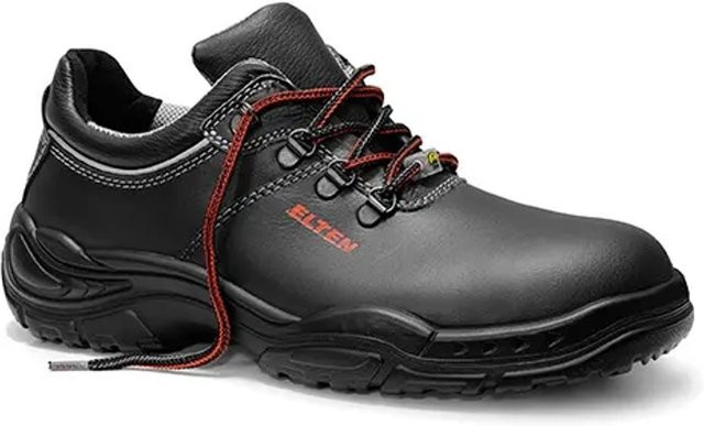 Elten Sicherheitshalbschuh Toby Low ESD S3 aus Rindleder in Schwarz, Größe 43 - Bild 1