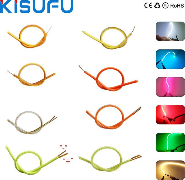 KISUFU LED-Filament Linear Diode, Multicolour, DC 3 V, frei schneidbar - Bild 1