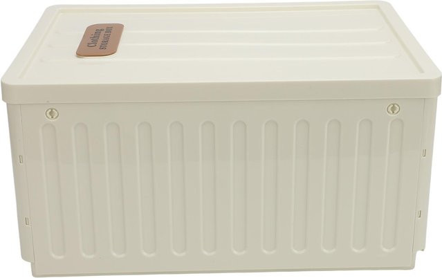 Aimo Faltbarer Schrankorganizer mit 9 Fächern und Deckel, stapelbar und waschbar, beige - Bild 1