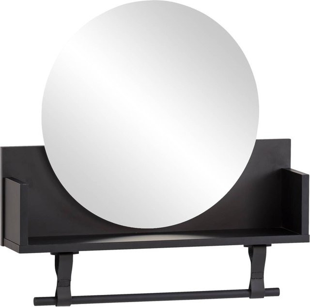 Regal Ella Möbelpartner schwarz matt B/H/T: 59,8 x 59 x 13,5 cm - Bild 1