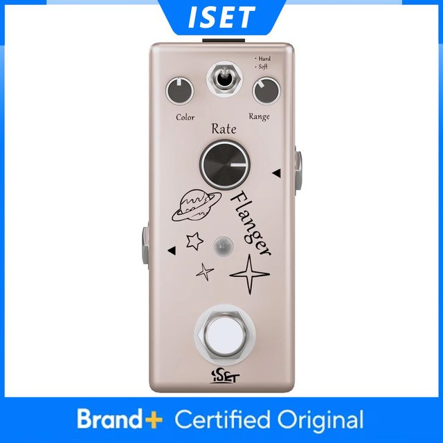 ISET PD-5 Gitarren-Analog-Flanger-Effektpedal mit 2 Modi und True Bypass im Metallgehäuse - Bild 1