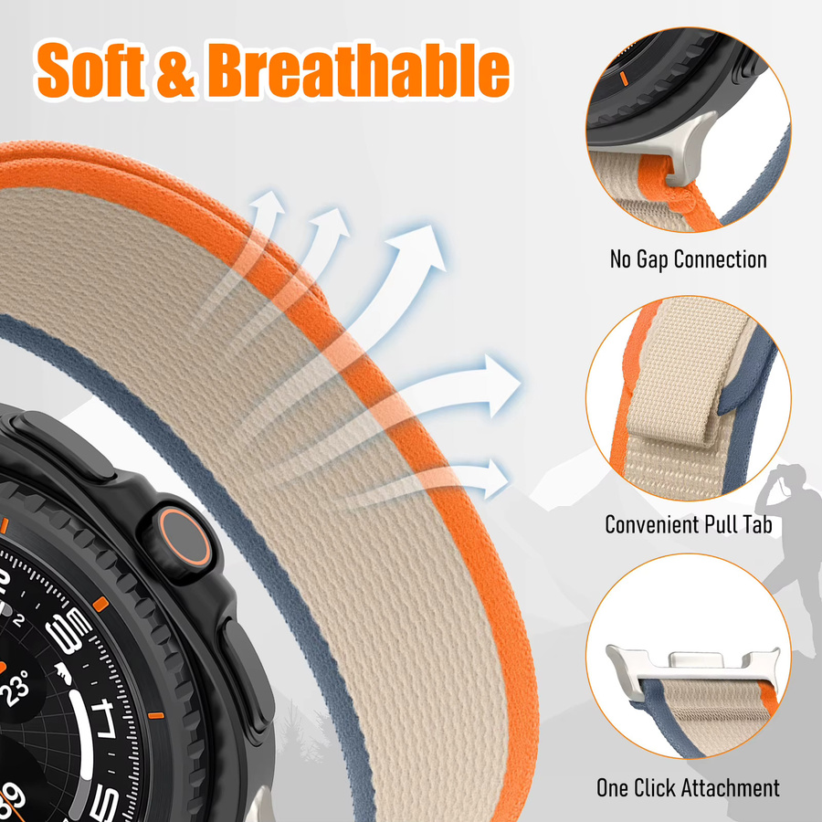 Samsung Uhrenarmband Trail Loop, Nylon, Multicolor, Unisex - Bild 4