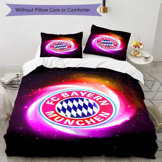 FC Bayern München Bettwäsche-Set von Celest Bazaar A, Mehrfarbig, B/T: 210 x 210 cm - Bild 1