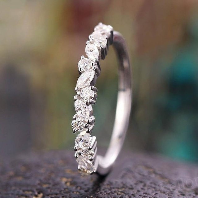 Huitan Ring, Silber, Zirkonia, Damen - Bild 1