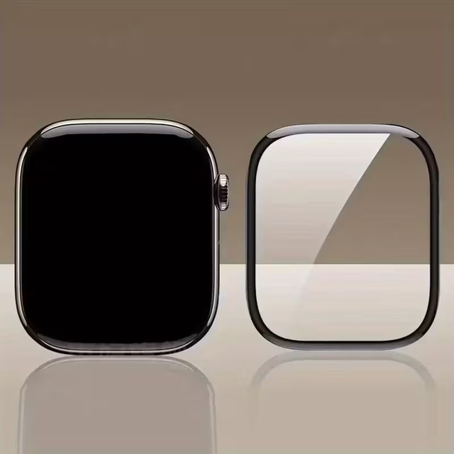 PEO Gebogene Displayschutzfolie für Apple Watch Ultra, Serie 11 10 9 8 7 6 5 4 SE und iWatch in Transparent - Bild 1