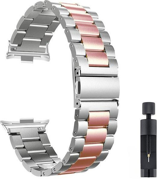 Uhrenarmband Edelstahl, Silber, Unisex - Bild 1