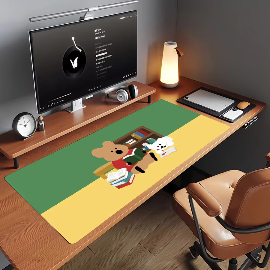 Cartoon D-Dinotaeng Mauspad in Multicolour, rutschfeste Schreibtischunterlage aus Gummi für PC und Laptop - Bild 5