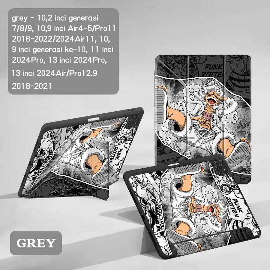 One Piece Ace Luffy Tablet-Hülle für iPad Pro, Air und Mini in Multicolour - Bild 6