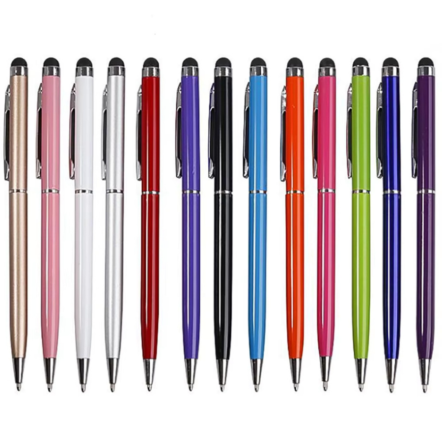 100 Stück ZOUGOUGO 2-in-1 Stylus-Stift aus Metall mit Kugelschreiberfunktion als kapazitiver Touchscreen-Stift für iPhone, iPad und Samsung Tablets - Bild 5