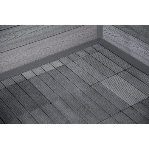 WOLFF FINNHAUS WPC Bodenbelag in Anthrazit-Grau, B/L: 30 x 30 cm - Bild 2