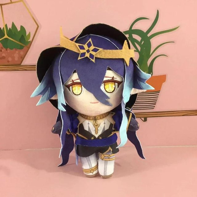 Yiran Health & Beauty Genshin Impact Anime Layla Cosplay Plüschpuppe, 20cm - Bild 1