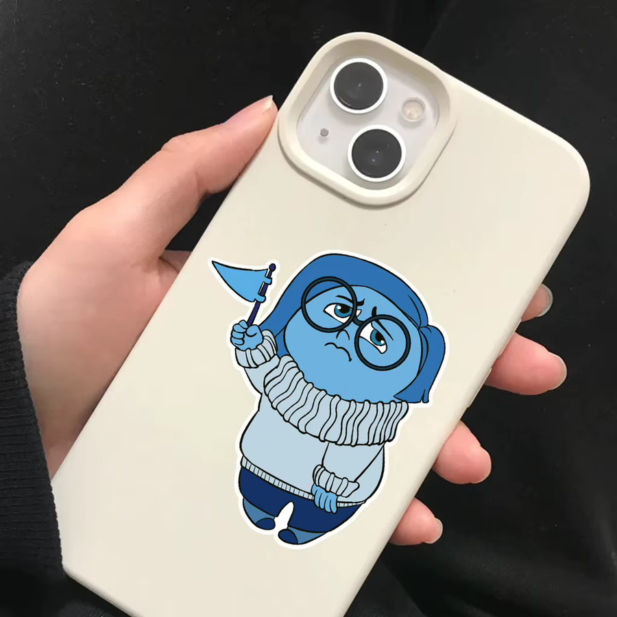 8 Stück Inside Out Graffiti-Aufkleber wasserfest als DIY-Dekoration für Handyhülle, Tablet und Skateboard in Multicolor von RecordingYourLife Store - Bild 3