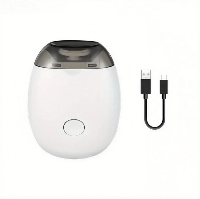 Schneider Elektrischer Nagelknipser, LED-Licht, USB-Aufladung, Weiß, Unisex - Bild 1