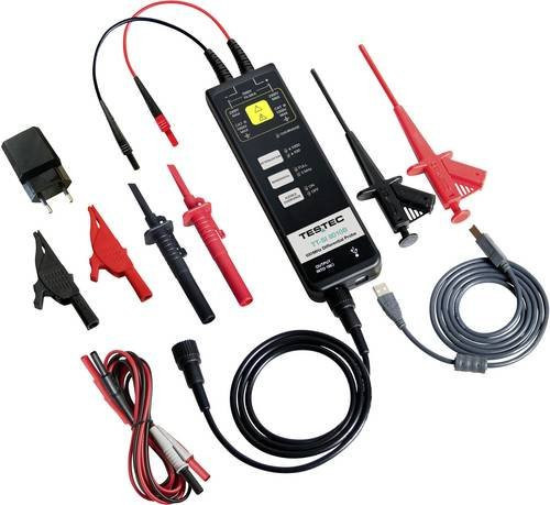 Testec TT-SI 8010B Differential-Tastkopf 100MHz 100:1, 1000:1 in Schwarz - Bild 1