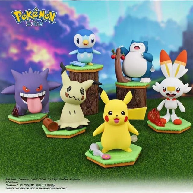Pokémon Q-Version Szenen-Basisfigur, Actionfigur, Einzelfigur - Bild 1