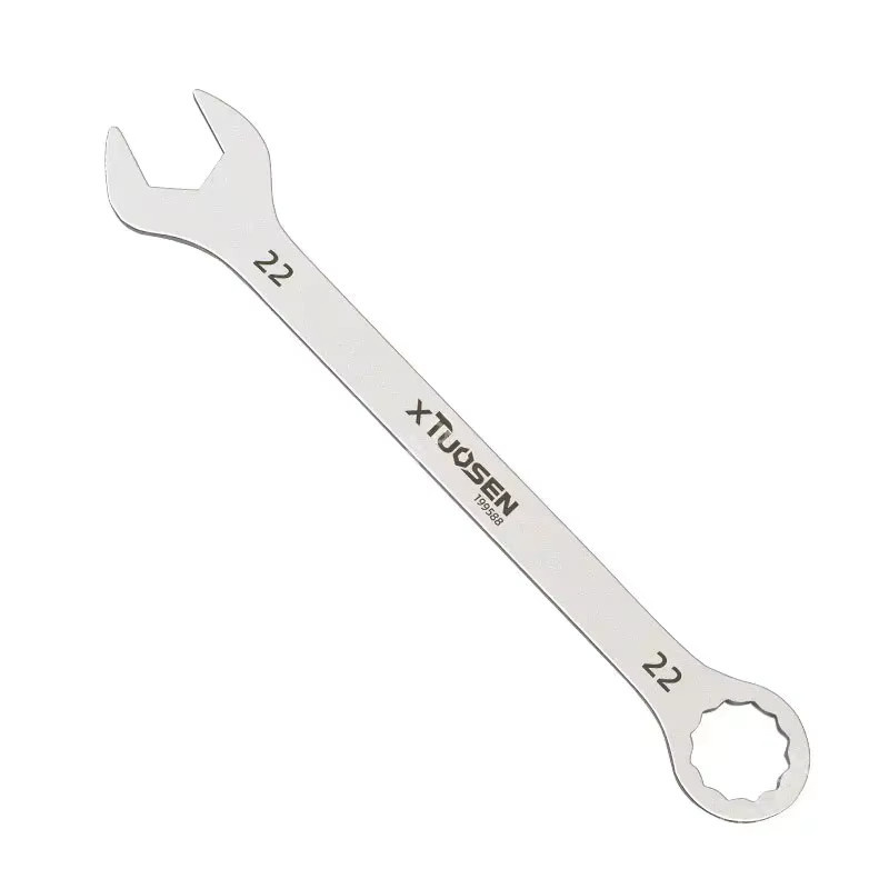 Solarforge Ultradünner doppelseitiger Gabelschlüssel in Silber, Set 6-27 mm - Bild 5