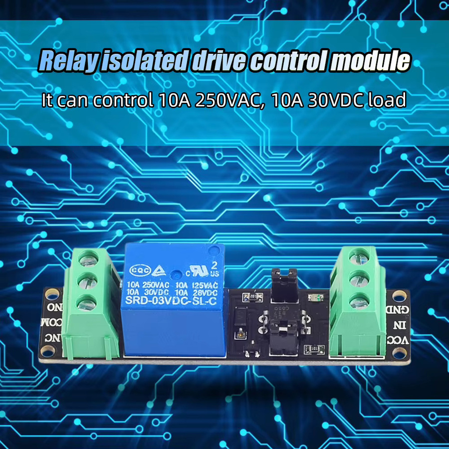 APWIKOGER Relais Modul mit isoliertem Stick Control Board für DC 3V 3,3V High Level Trigger IO Port Micro Controller, Multicolor - Bild 3