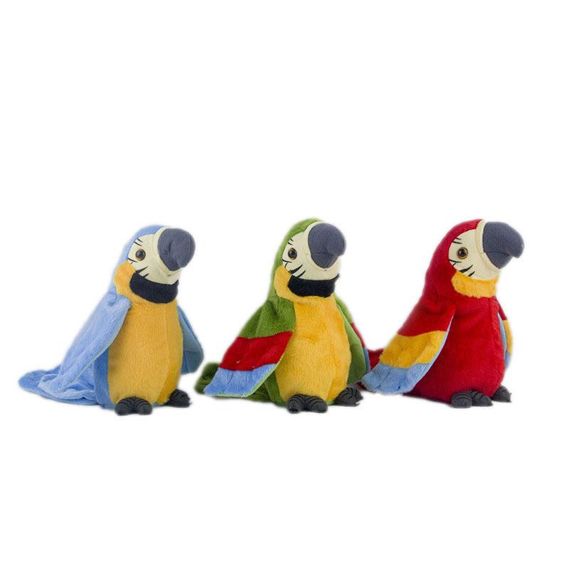 Bai Fen Bai dolls and toys Sprechender Papagei Elektronisches Plüschspielzeug ab 3–6 Jahren - Bild 3