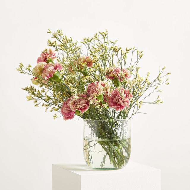 Blume2000 Floral Harmony Mix Arrangement Carnation Limonium Multicolor Round - Bild 1