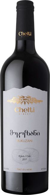 Chelti Mukuzani 2020 Rotwein Saperavi Georgien 0,75 l - Bild 1