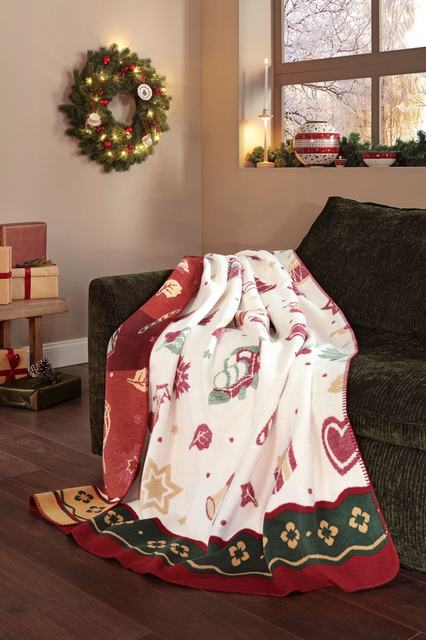 Biederlack Villeroy & Boch Wohndecke Toy's Delight Christmas B/B: 200 x 150 cm Multicolor - Bild 1