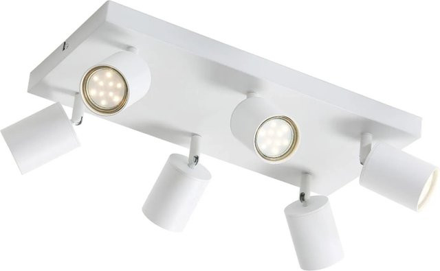 NETTLIFE Deckenstrahler aus Metall in Schwarz, verstellbar mit GU10 Fassung im Industrial Design - Bild 1