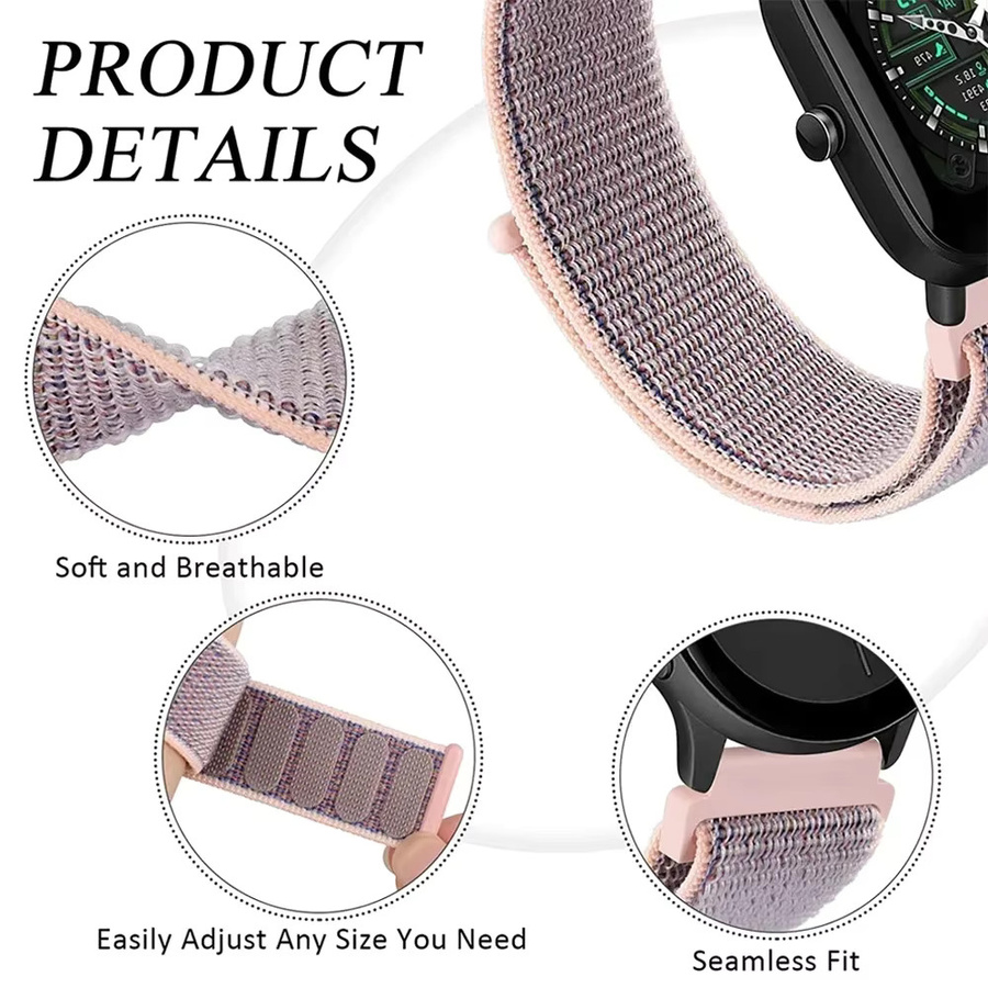 Uhrenarmband Nylon Loop, Bunt, Unisex - Bild 3