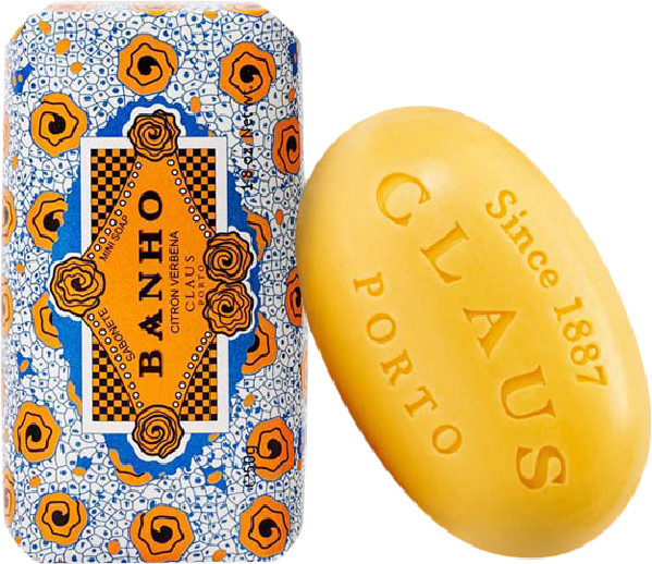 Claus Porto Banho Citron Verbena Mini Seife, Unisex, mit Shea-Öl - Bild 1