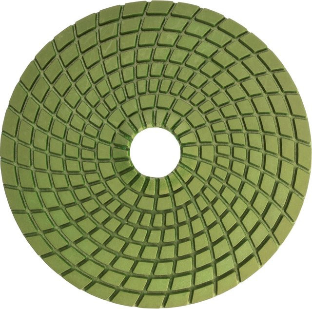 LUX-TOOLS Polierscheibe Comfort Marmor Ø 125 mm Körnung 1.500 Grün - Bild 1