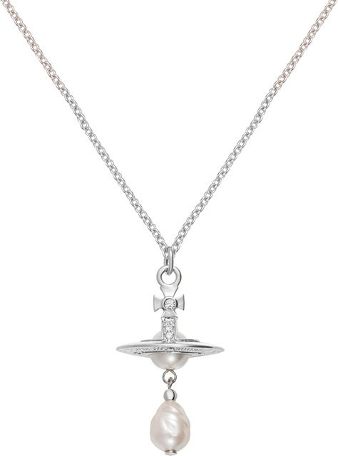 Vivienne Westwood Aleksa Anhänger Halskette, Silber, Messing, Damen - Bild 1