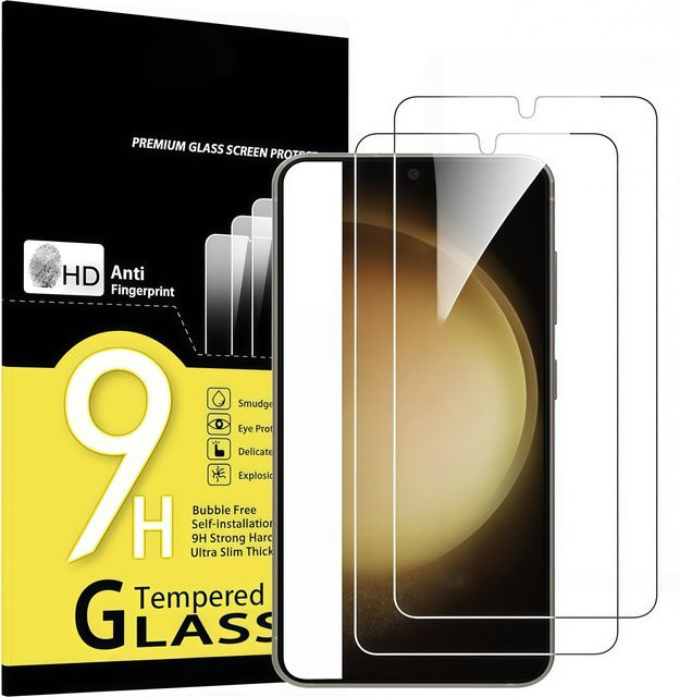 2 Stück Anti-Blau-Schutz Panzerglas für Samsung Galaxy S24 Ultra, S23 und S22, Transparent mit Vollabdeckung - Bild 1